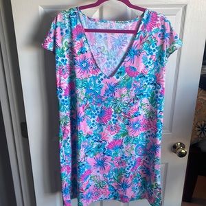 Lilly Pulitzer Talli Cover-Up, size L, lightly used, excellent condition